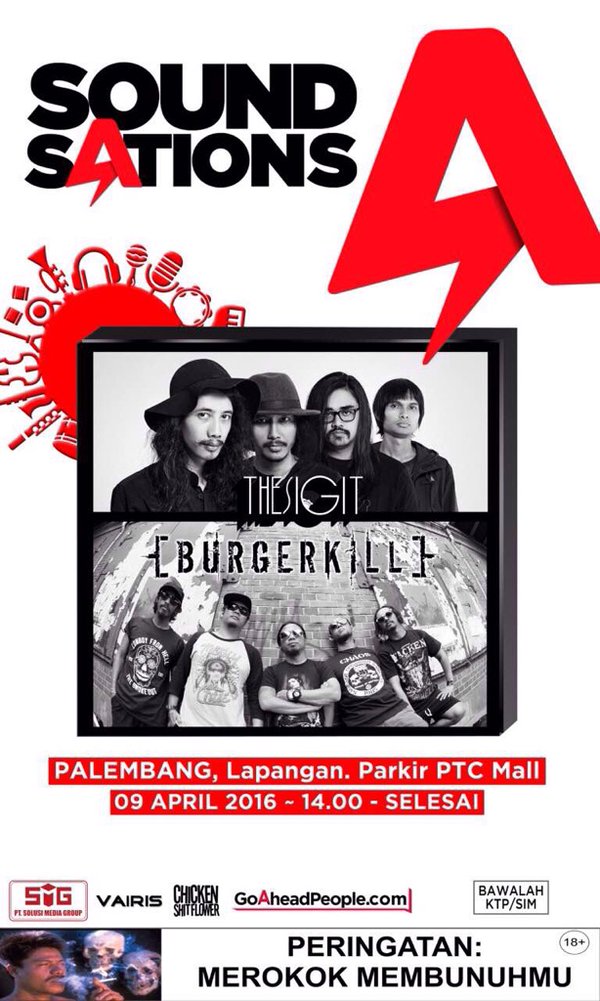 Burgerkill dan The Sigit di Soundsations 2016 Palembang