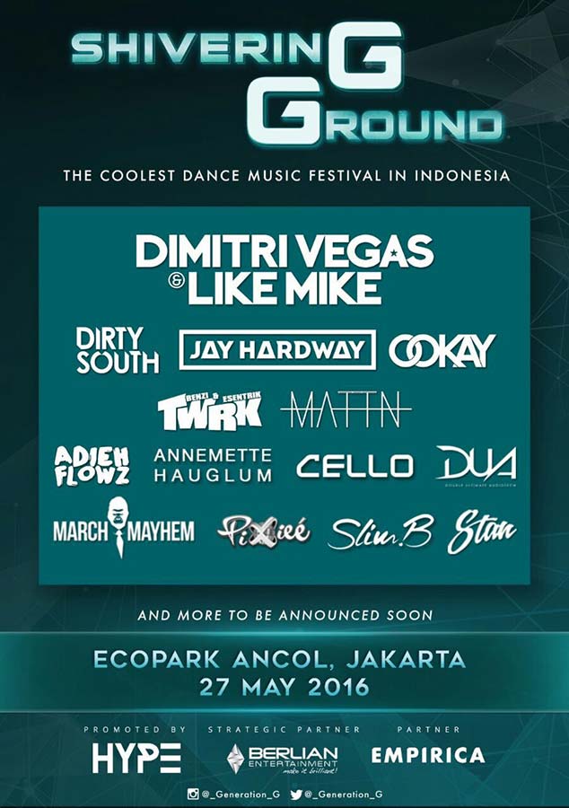 Shivering Ground 2016 Bersama Dimitri Vegas and Like Mike