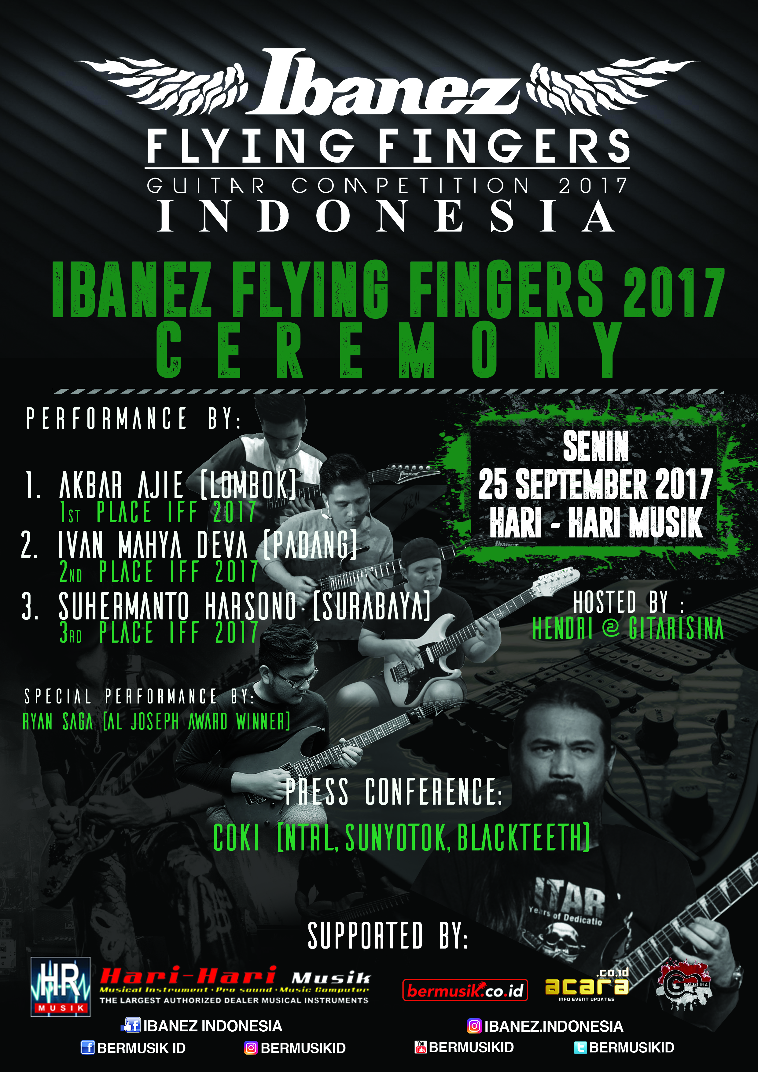 Kemeriahan Ibanez Flying Fingers Indonesia 2017