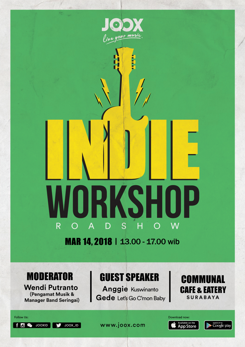 JOOX Indie Workshop Roadshow Siap Digelar