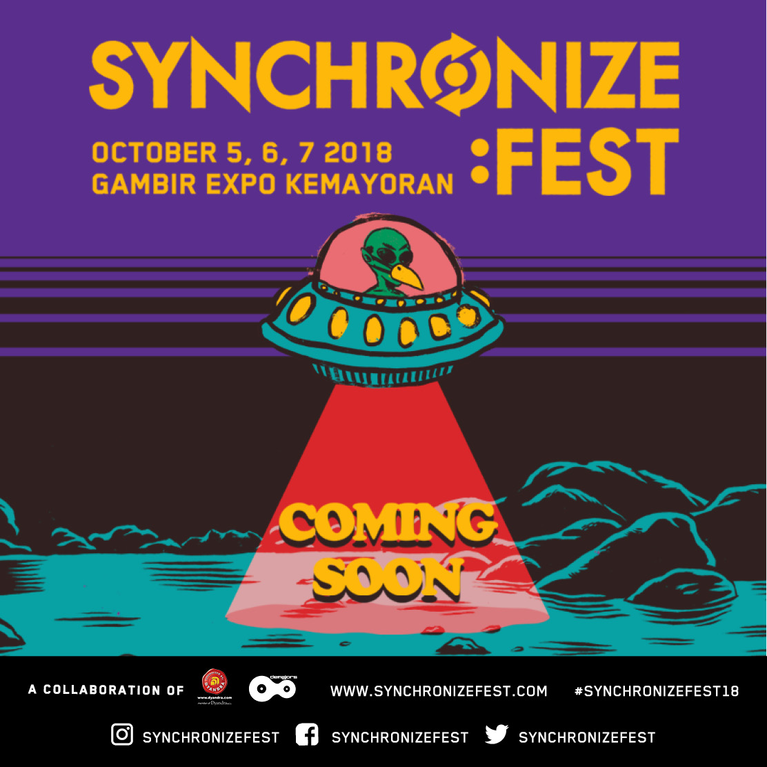Bersiap untuk Synchronize Fest 2018