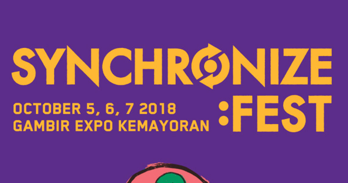 Penampil Fase Kedua Synchronize Festival 2018