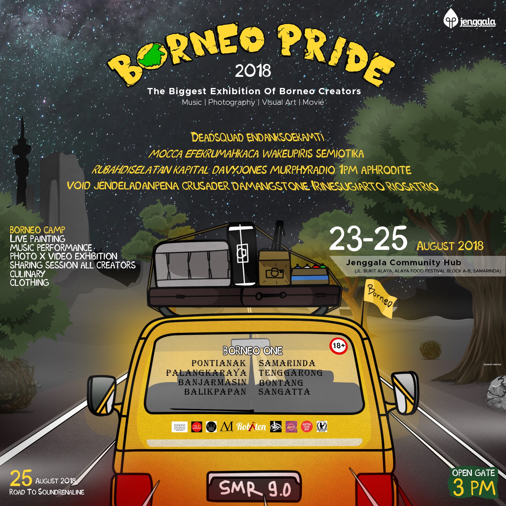 Bersiap untuk Eksibisi Borneo Pride 2018